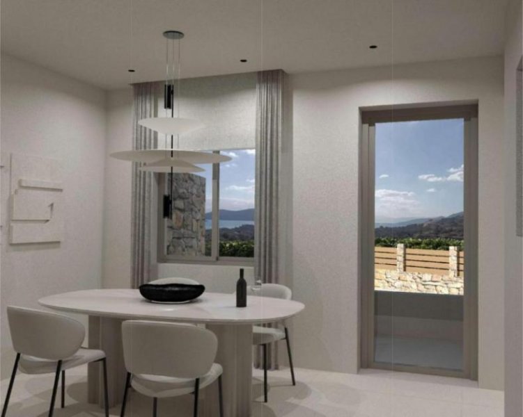 Schisma Eloundas Kreta, Schisma Eloundas: Neubau! Elegante moderne Villa mit Pool und Meerblick zu verkaufen – nur wenige Gehminuten vom Strand